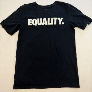 The Nike Tee Equality T-shirt Men's S Black Short Sleeve LGBTQ BLM